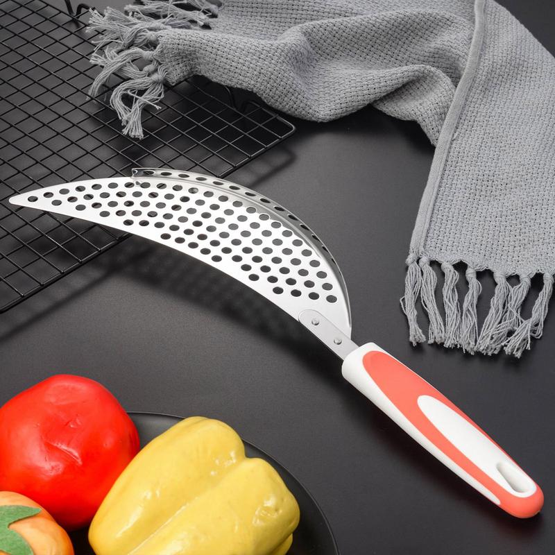 Food Washing Drainer Plate Stainless Steel Anti-splashing Plate For Food Washing Slim Lightweight Kitchen Supplies For Dorm