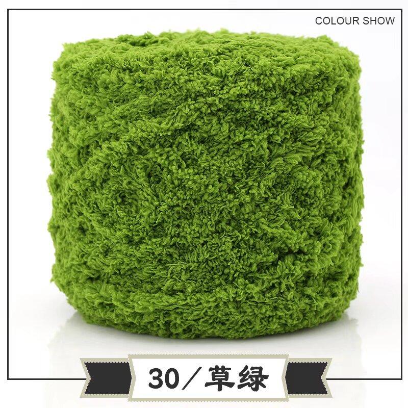 Coral Fleece Ball Fleece Fleece Thread Three Strands Towel Thread Children'S Baby Thread Handmade Diy Woven Scarf Thick Wool Thread