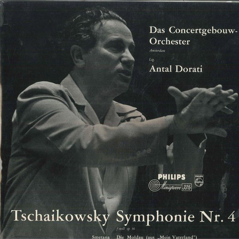 

LP Record ANTAL DORATI CONCERTGEBOUWORKEST Tchaikovsky Symphonie Nr 4 F.moll O A00399L PHILIPS Netherland Classical Used