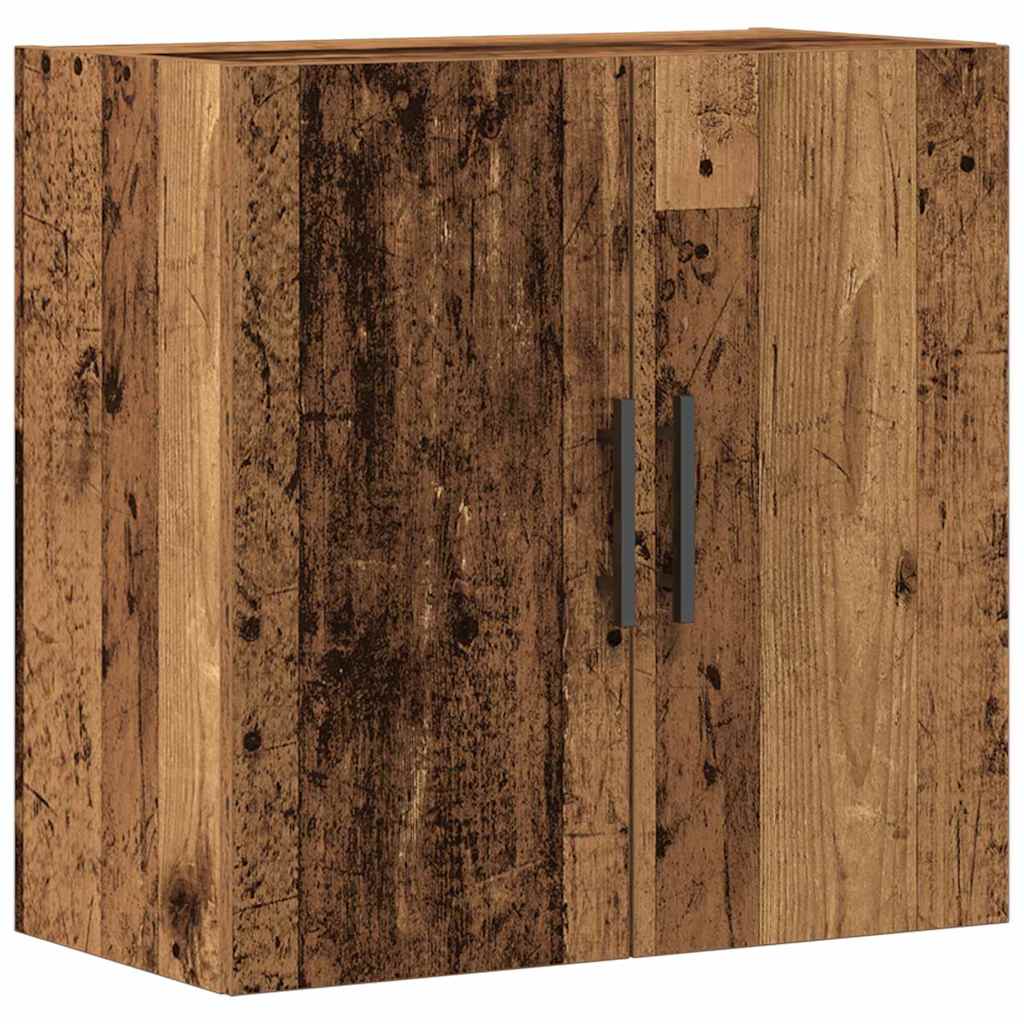 Wall Mounted Cabinet Reclaimed Wood Look 60 X 31.5 X 60 Cm Particleboard