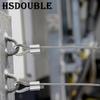 1-100Pcs Double Hole Cable Crimp Sleeve M1 to M12 Wire Ferrules 8-Shape Aluminum Cable Stopper Crimp Rope Hardware Accessories