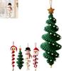 Paquete de Materiales DIY con Copo de Nieve y Espiral de Cuentas Muñeco de Nieve Crochet Amigable para Principiantes con tutorial paso a paso hilo suave productos hechos a mano