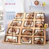 Adorable Capybara Moments Blanket Suitable for All Seasons Home Decor Christmas Gifts Digital Printing Office Rest Blanket
