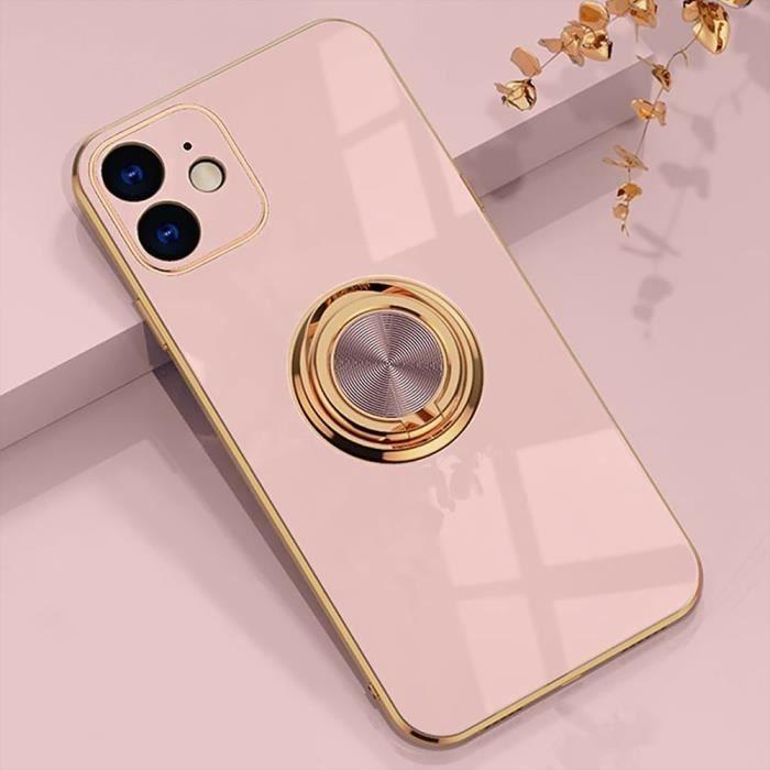 Coque de protection - E.F.CONNECTION - pour iPhone 13 Pro Max - Rose - Antichoc - TPU Souple