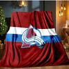 Colorado Avalanche Flanelldecke, Geeignet als Geburtstags-/Feiertagsgeschenk, Weiche Decke für Sofa/Bett/Camping/Büro/Reisen, Für alle Jahreszeiten
