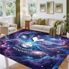 Tottenham Hotspur Design Crystal Velvet Rug Soft Decorative Mat for Bedroom Entrance