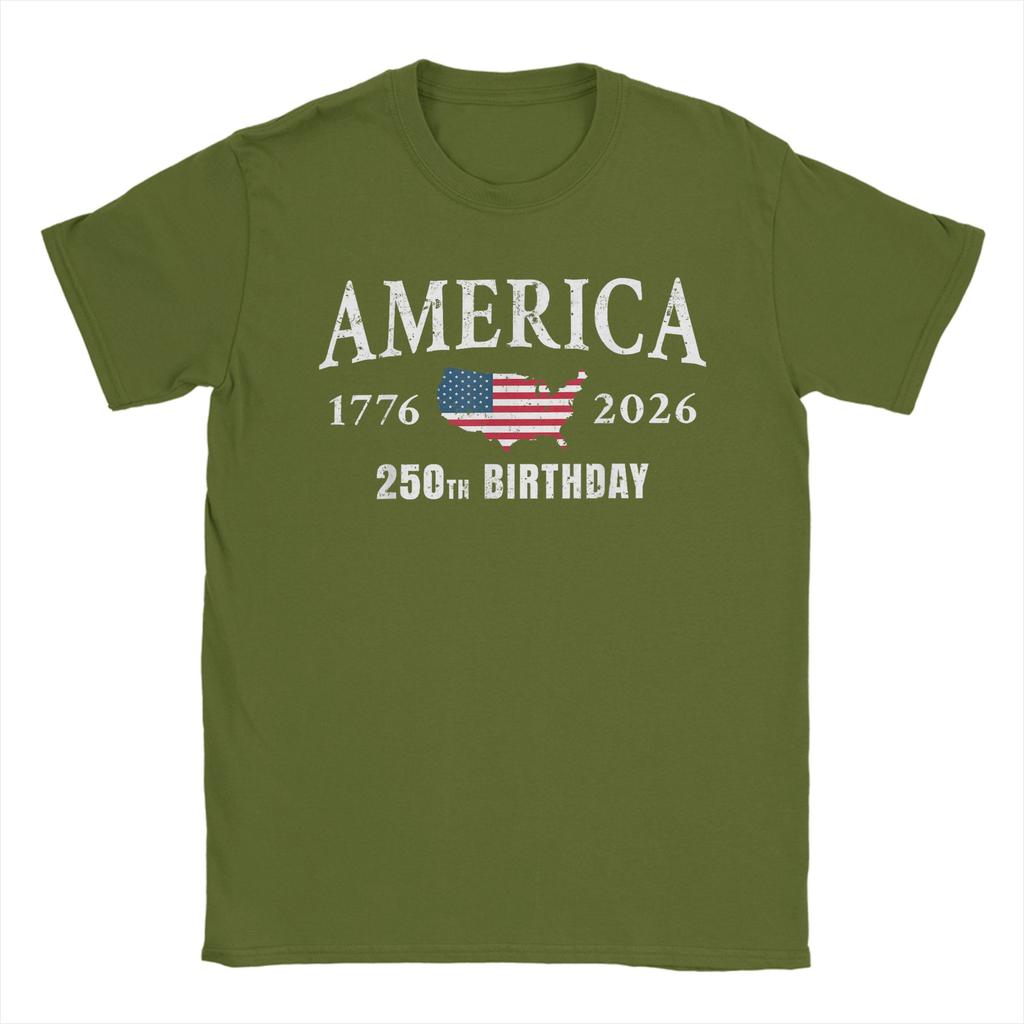 American Flag 250 Years 1776 2026 USA TShirt For Unisex Summer Vintage TShirts O Neck Harajuku Tee Shirt Cheap Tops