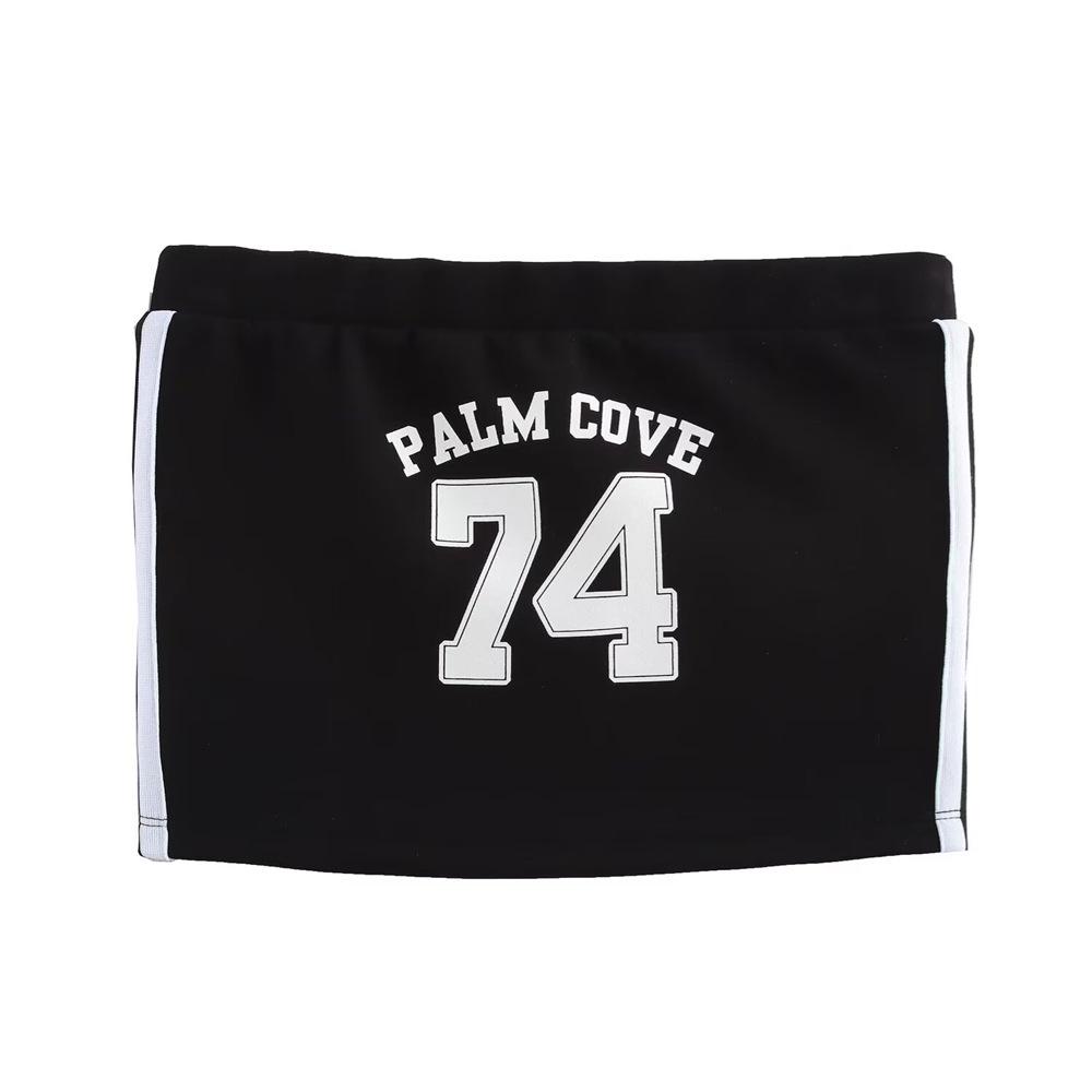 

2025 Весенний женский вышитый жакет со стойкой и топ без бретелей с брюками микро-клеш Small