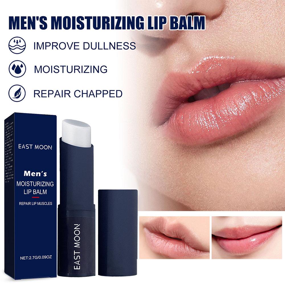 1/5PCS Lip Balm For Men Moisturizing Lip Care Hydration Dry Cracked Lips Soothing Repair Daily Essential Nourishing Beauty Care