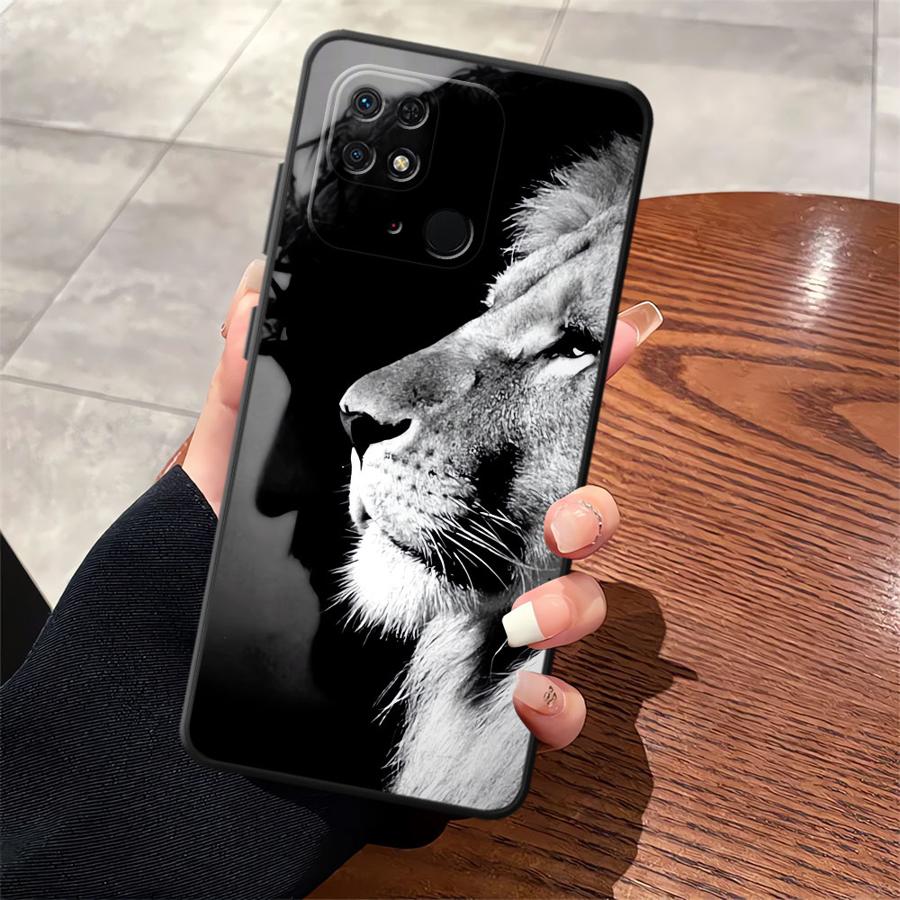 Funda Phone Cover Case for Xiaomi Redmi K40 K80 Pro 10 A3 12C A4 A1 A2 Plus A5 13C 9 14C Cool Animal Tiger Lion