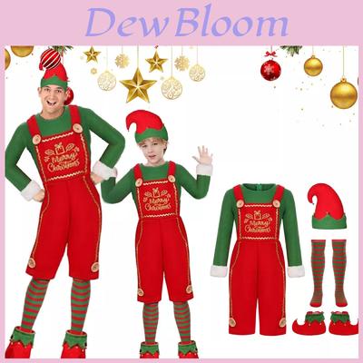 Adorable Christmas Elf Costume For Kids And Adults Soft Fabric Cosplay Outfit