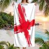 Englische Fußballnationalmannschaft Strandtuch Weiches Mikrofaser-Sommertuch Schnelltrocknendes Saugfähiges Handtuch für Strand Schwimmbad Reisen