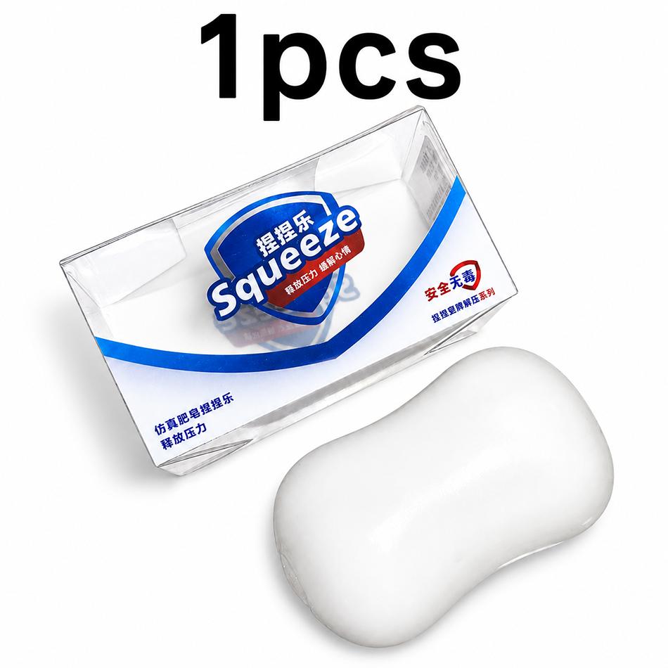 Soap Ball Squishy Soap Stress Ball Fidget Toy Crunchy Squeeze Ball Round Blocks Filled Asmr Anti Stress Toys For Adults Gifts