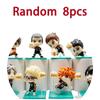 2pcs-8pcs/set Haikyuu!! Anime Model Doll Volleyball Boys Action Anime Figures Model  Toys Fans Collectible Gifts