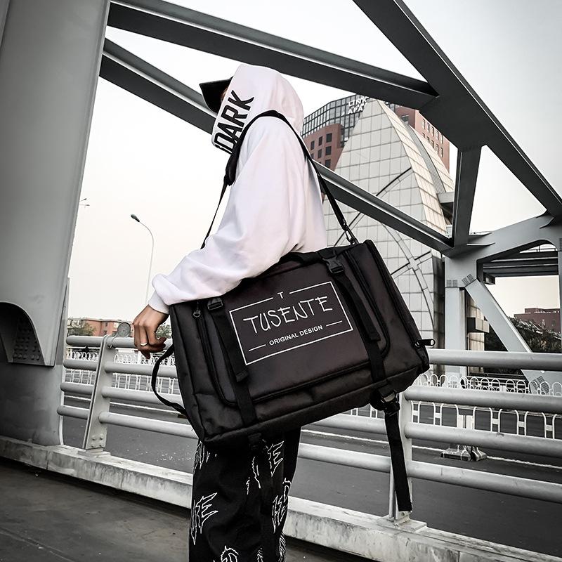 Schoolbag Backpack Men's Personality Backpack Casual Large Capacity Multifunctional Women's Student School Bag Fashion Trend Travel Bag