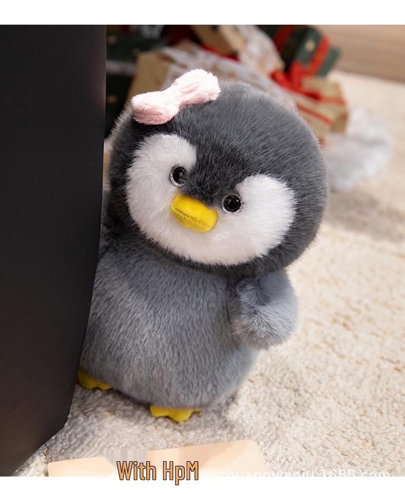 Cartoon Penguin Plush Doll - Cute Home Ornament & Comfort Pillow for Kids