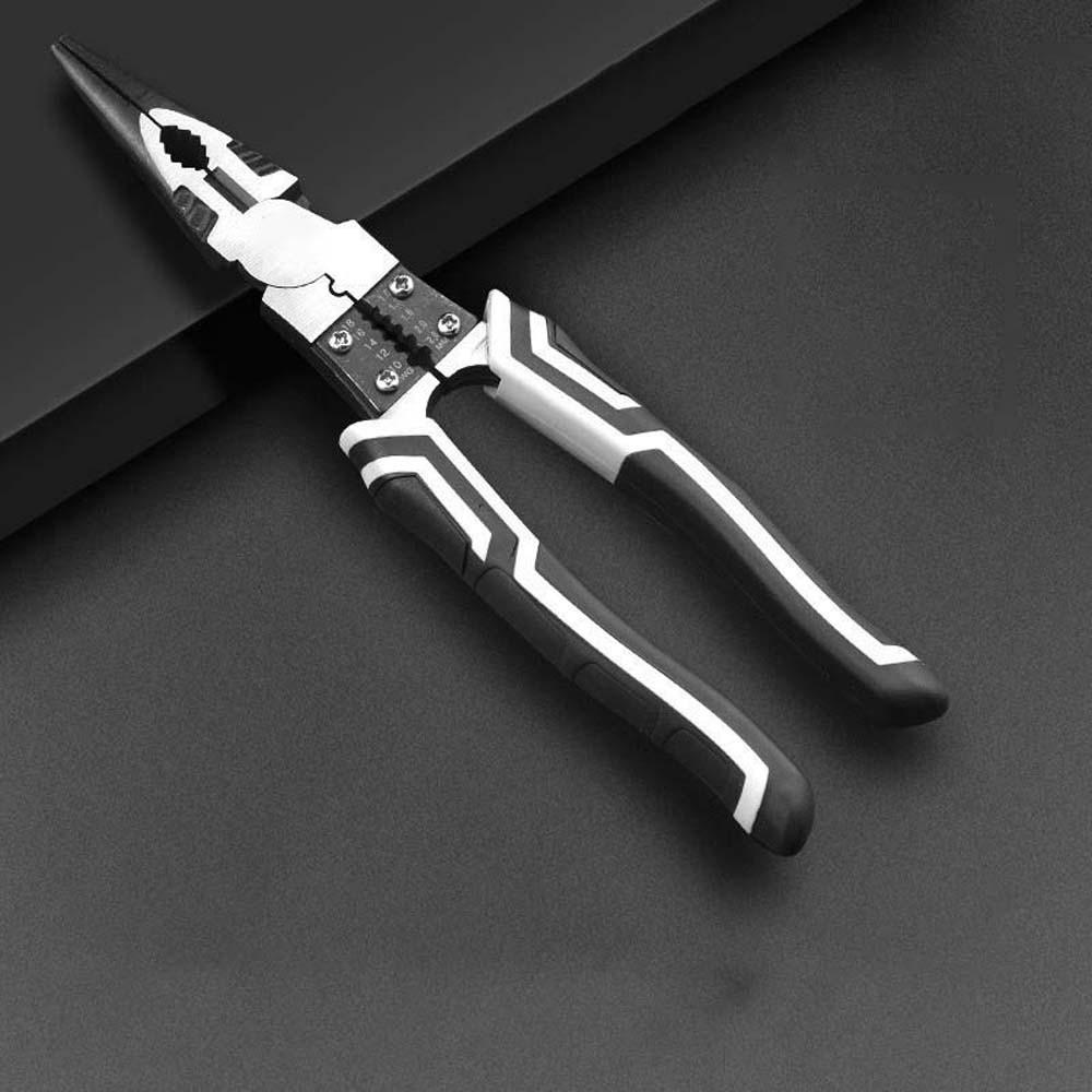 Flat/Pointed Mouth 9-inch Wire Plier Steel Wire Stripper Household Diagonal Plier Locksmith