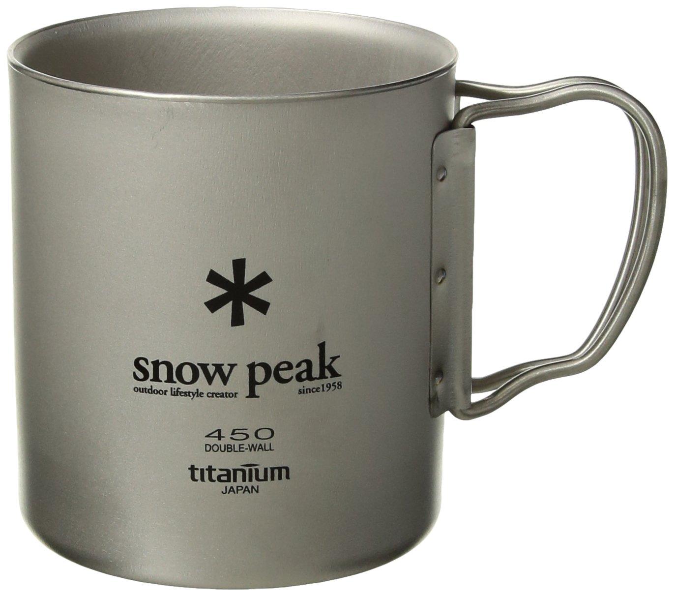 

Snow Peak Titanium Double Mug 450 [450ml Capacity] MG-053R