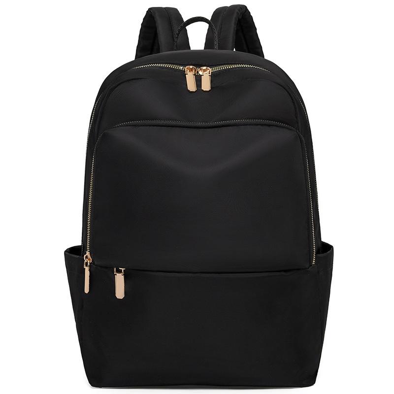 

Сумка для комп ютера для поїздок Жіночий оксфордський рюкзак Великої місткості Студентський шкільний рюкзак чорний