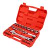 Pass Through Socket Set 3 8 1 2 Inch Drive Sockets 72 Tooth Reversible Wrench Tool Kit for Hex Square Spline Socket