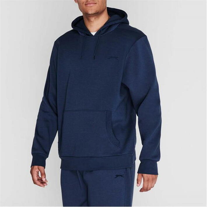 Slazenger Fleece, Navy Hoodie, Size XXL