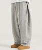 Osillos D19 Straight Side Pintuck Balloon Sweatpants_Melange