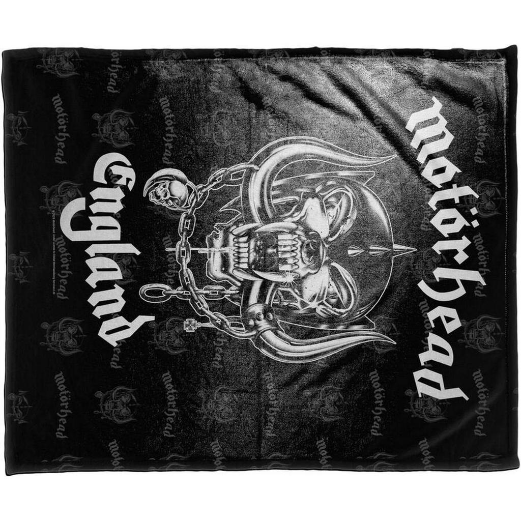 Motorhead England Sherpa Fleece Blanket