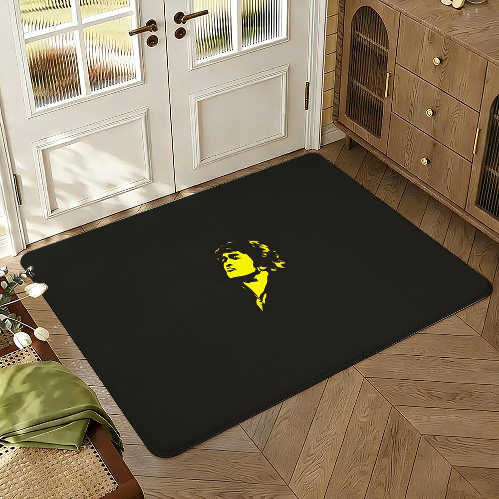 Viktor Tsoi Floor Mat Soft Thickened Absorbent Non-Slip Bedroom Living Room Door Mat Home Decor Flannel Rugs