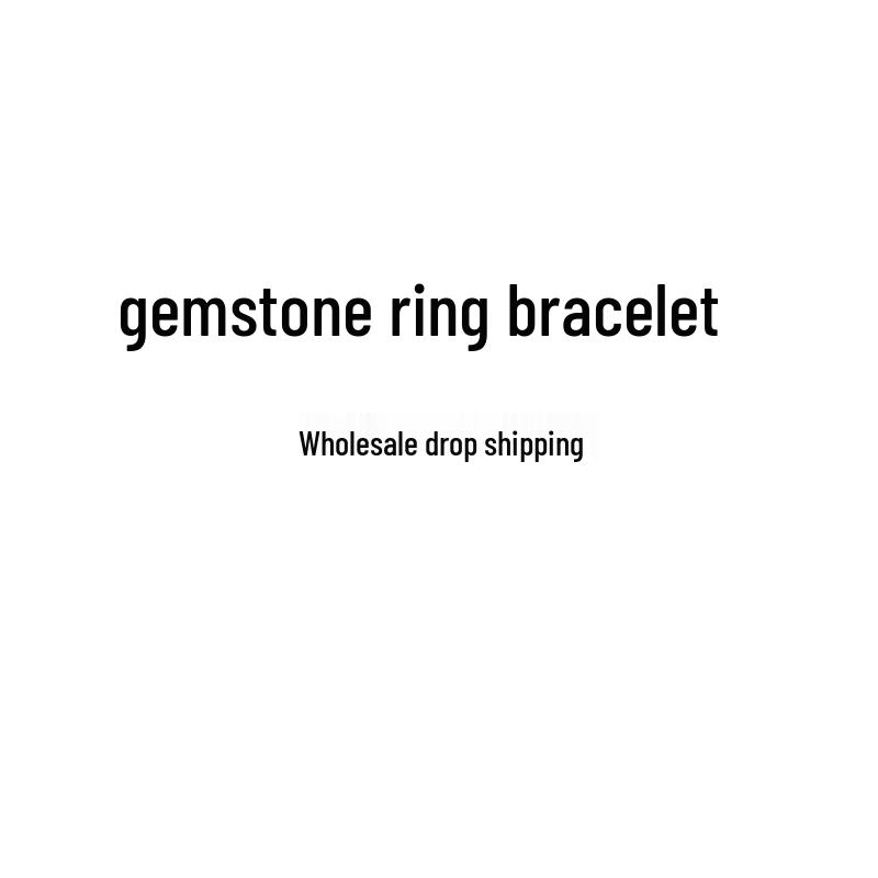 Ye Luoli Ice Princess Jewelry Set: Gem Bracelet & Love Ring - Girls' Toys & Gifts