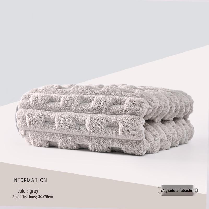 Coral Fleece Face Towel, Quick-Dry & Antibacterial, Soft & Skin-Friendly, Individually Packaged, Absorbent Bath Towel for Adults.
