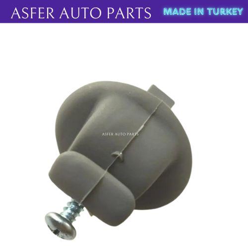 Sun Visor Bracket 2pcs Dark Gray For Renault OEM 7702255080 7700424981