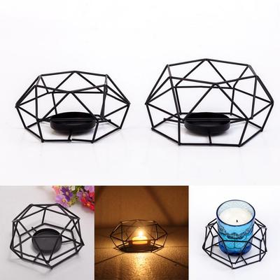 Retro Iron Tea Light Candle Holder Candlestick Lamp Home Decor