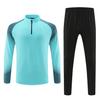 Unisex Autumn-Winter Football Training Half-Zip Jacket & Jersey Set