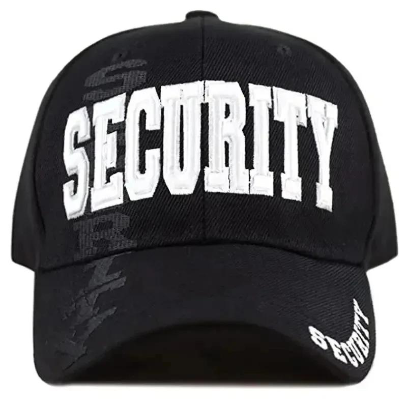 Baseball Stitching Stitched Embroidered Alphabet Security Neutral Gender Women  Men For Caps Spring Autumn Outdoor Adjustable Casual Hats Dad Hat