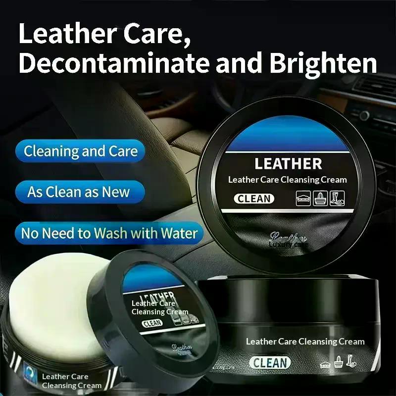 120g Haushalt Lederpflege Reiniger Lederpflegecreme Pflegcreme Sofa Schuh Entkalkung Dekontamination Reinigung