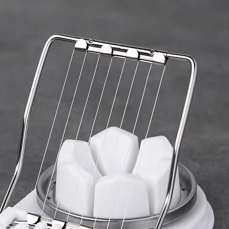 Multifunctional Egg Cutter Stainless Steel Egg Slicer Sectioner Cutter Mold Flower-Shape Luncheon Meat Cutter Kitchen Gadgets 2