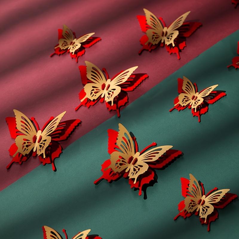 6/10pcs Romantic Wedding Items Wedding Room Background Wall Decorations In The Bride'S Bedroom Arrangement Newlywed Butterfly Three-Dimensional