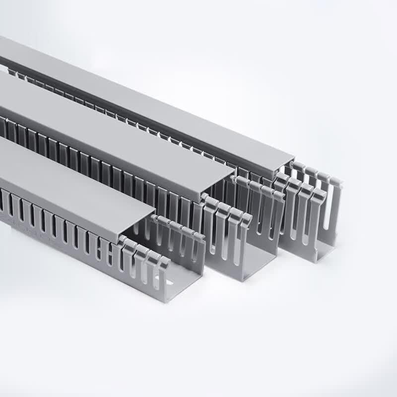Gongcai Grey PVC U-Shaped Wiring Duct