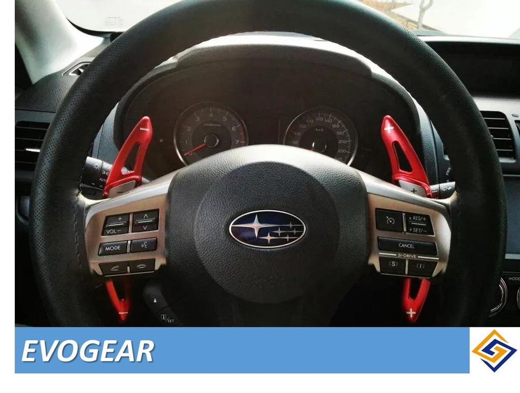 SUBARU Exklusive externe Schaltwippenabdeckung im 3D-Design Revogue Outback Forester Impreza XV WRX S4 (rot)