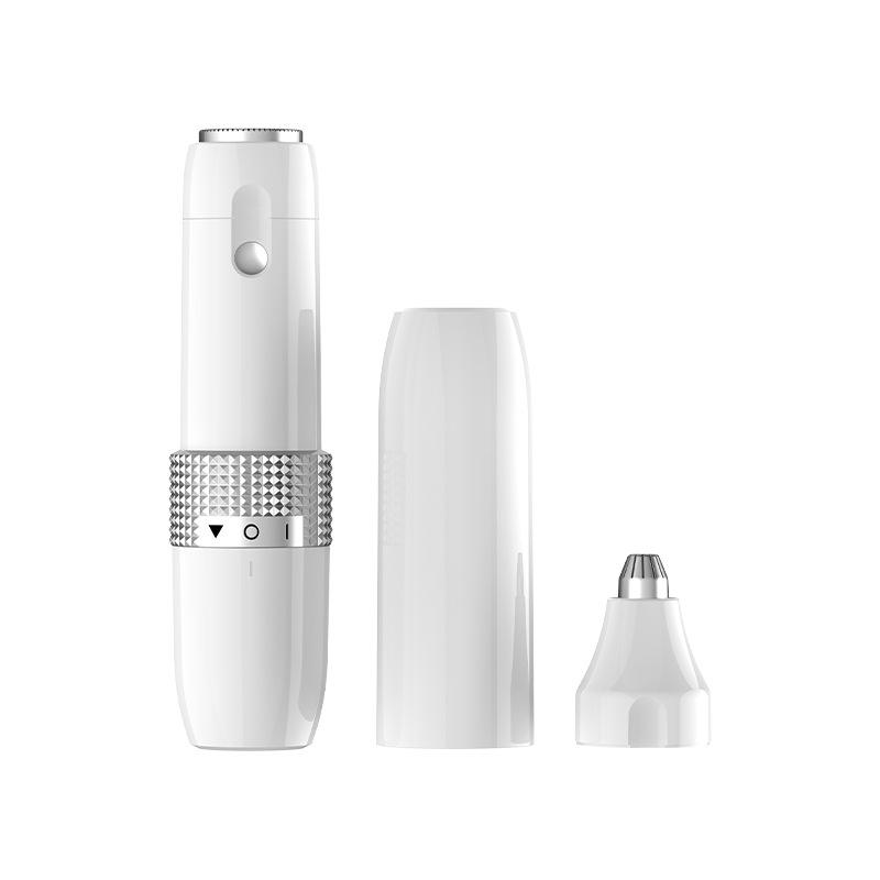 Dual Electric Eyebrow Trimmer & Women's Shaver - Lipstick Razor Design