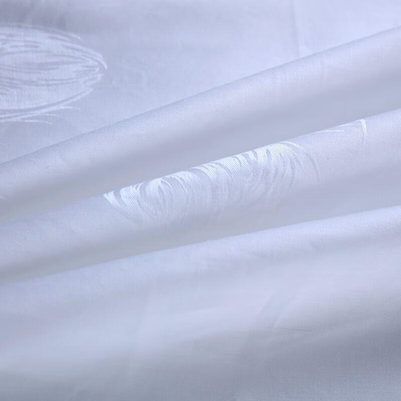 Minimalist White 60-Count Cotton Four-Piece Bedding Set