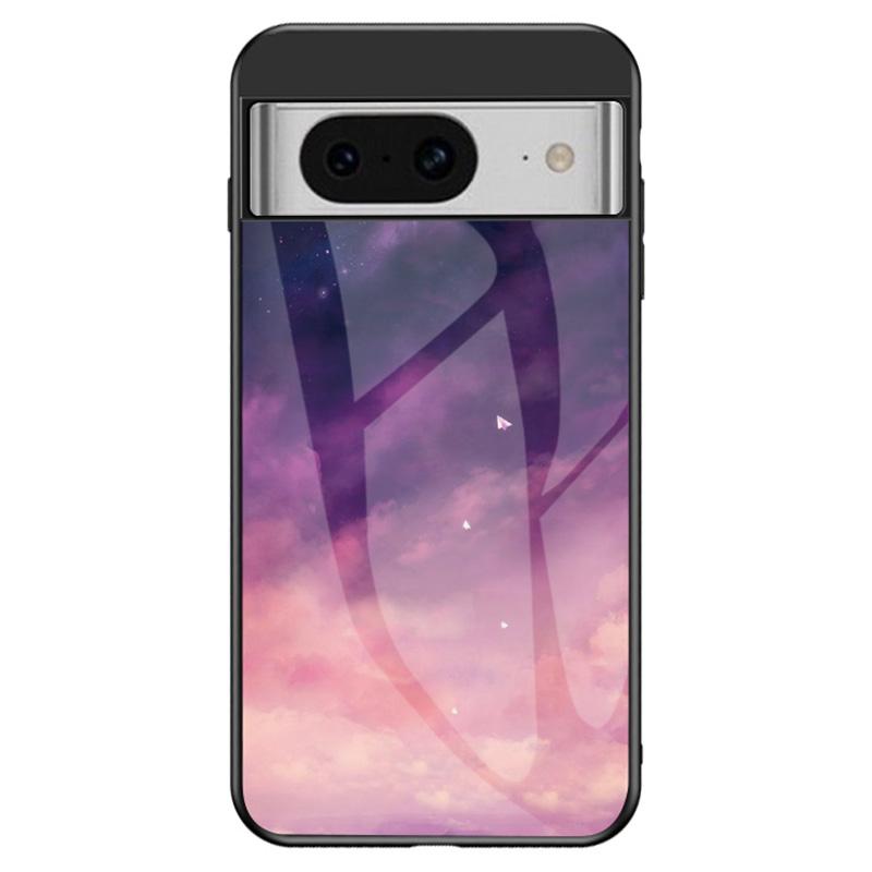 

Для Google Pixel 8 Чехол с узором «Звездное небо» Закаленное стекло+ПК+ТПУ Противоцарапная накладка для телефона Dream Starry Sky