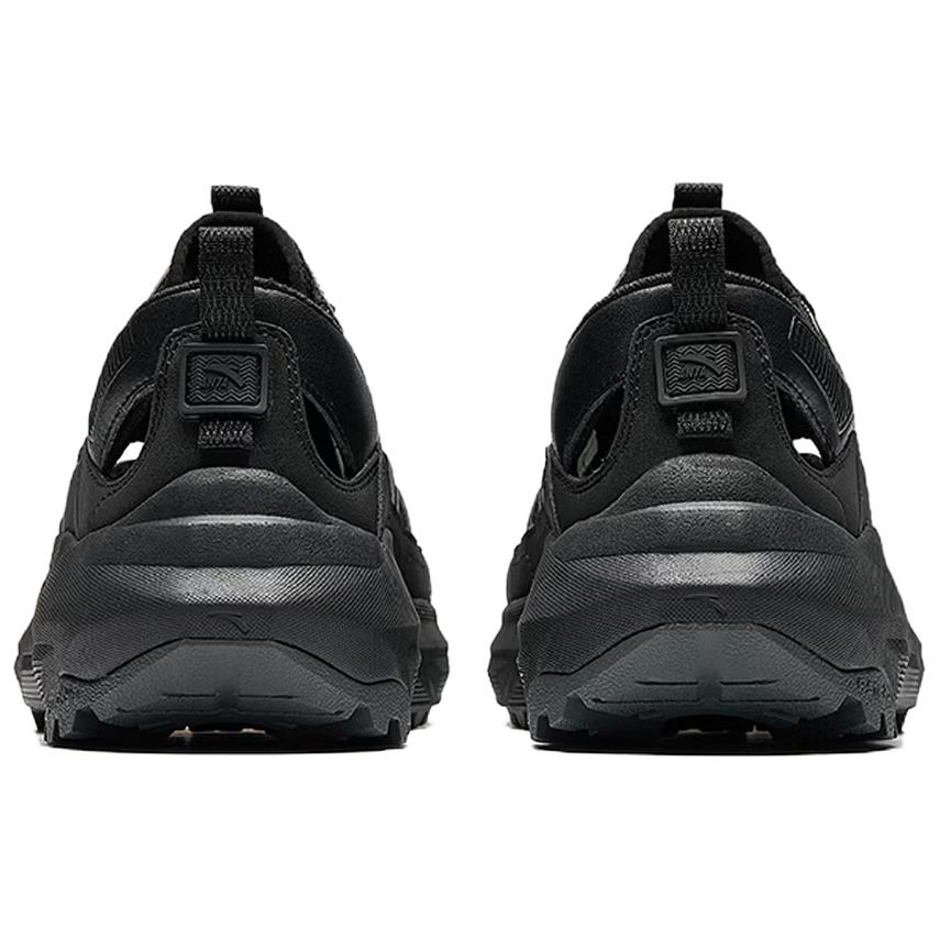 Anta Exploration Fabric Synthetic Leather Comfortable Trendy Non-Slip Breathable Creek Shoes Women Shoes Black 122628530-4