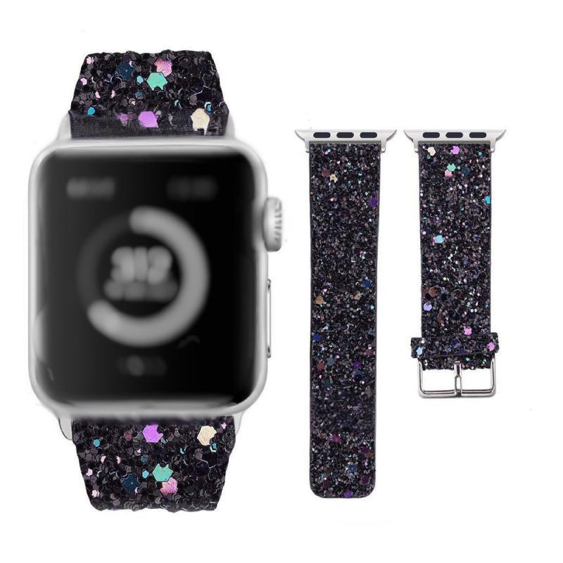 Armband mit modischem Glitzerlederdesign, geeignet für tägliche Geschenke