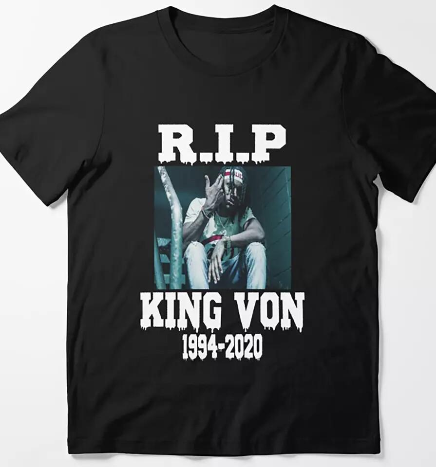 Rip King Von 1994-2020 Essential T-Shirt King Von Memory Shirt Unisex S