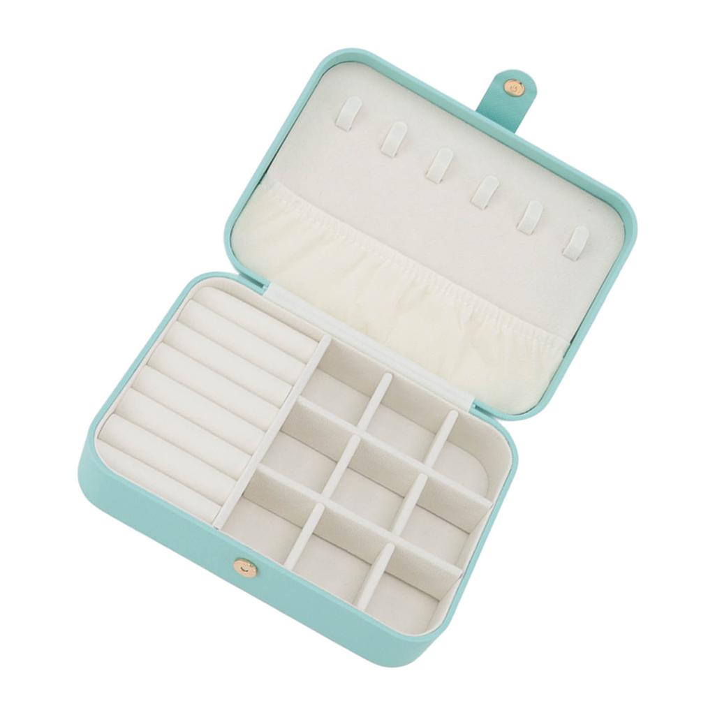 Travel Jewelry Case Small Portable Organizer Display Storage Box for Rings Earrings