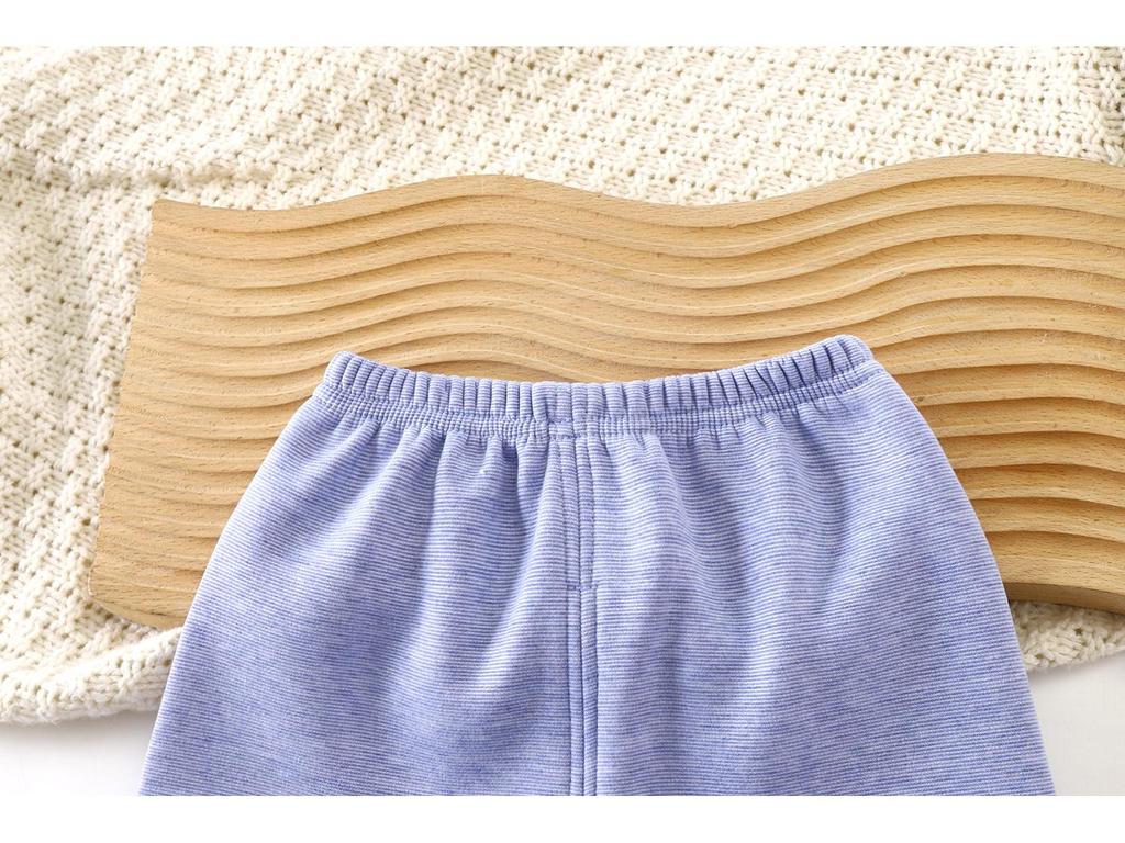 Koala Fleece Seamless Kids' Warm Suit: Brushed Thick Underwear for Autumn & Winter