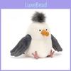 Amuse Pinguim de Pelúcia com Cabelo Explosivo Figura de Animal Macia Para Crianças e Colecionadores