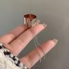 Hip Hop Chain Tassel Rings Adjustable Opening Open Ring Fashion Party Jewelry