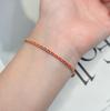 Retro Court Style Niche Design Red Rope Bracelet Female Tide
